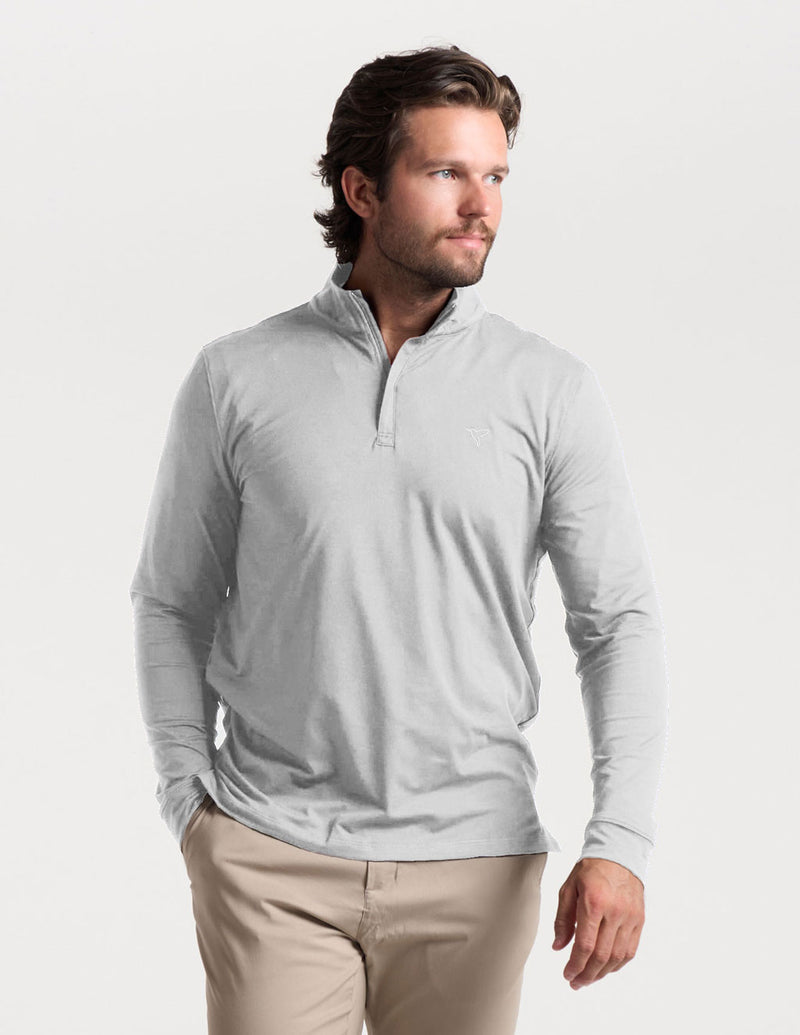 Quarter Zip - Cannon Smoke (The Maverick)
