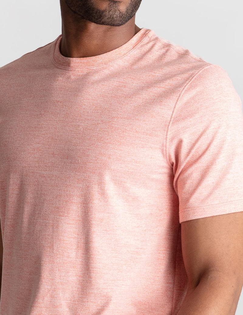Supersoft Tee - Peach Please Heather (The Hold The Line)