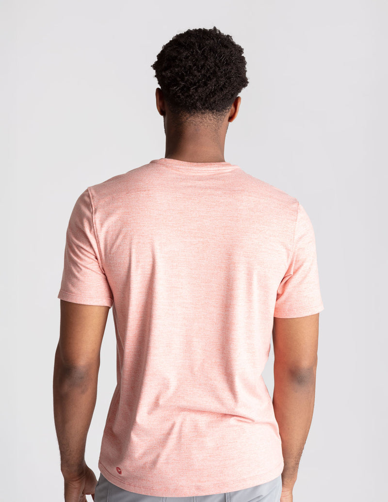 Supersoft Tee - Peach Please Heather (The Hold The Line)